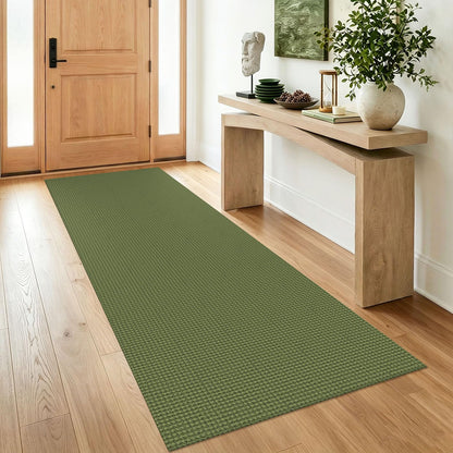 IOHOUZE Small Area Rug 2x3 Washable Woven Rugs for Entryway Non Slip Rubber Backed Front Door Rugs Indoor Doormat Throw Rug Floor Carpet for Entrance Kitchen, Cream/Beige