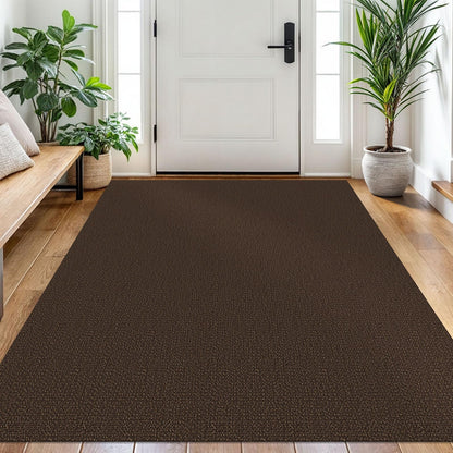 EARTHALL Washable Area Rug, Non Slip Entryway Rug, 4x6 Ft, Sand/Beige