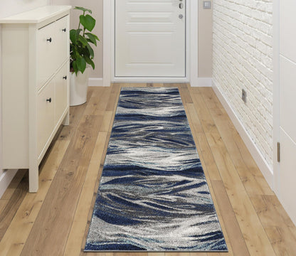 Keen Home Design Abstract Non-Shedding Area Rug, Soft Thick Pile, 10x14