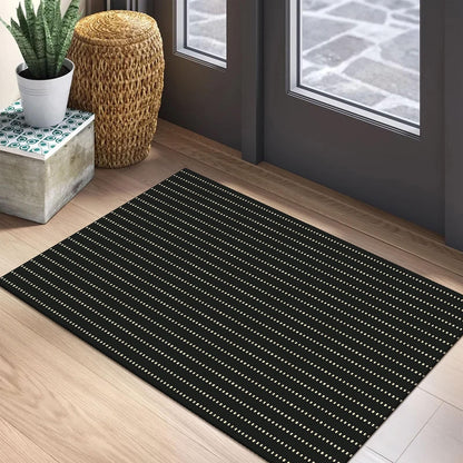 EARTHALL Washable Area Rug, Non Slip Entryway Rug, 4x6 Ft, Sand/Beige