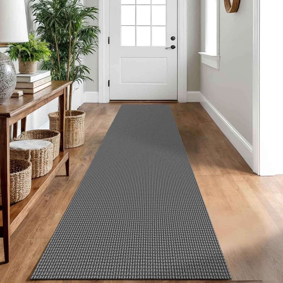 IOHOUZE Small Area Rug 2x3 Washable Woven Rugs for Entryway Non Slip Rubber Backed Front Door Rugs Indoor Doormat Throw Rug Floor Carpet for Entrance Kitchen, Cream/Beige