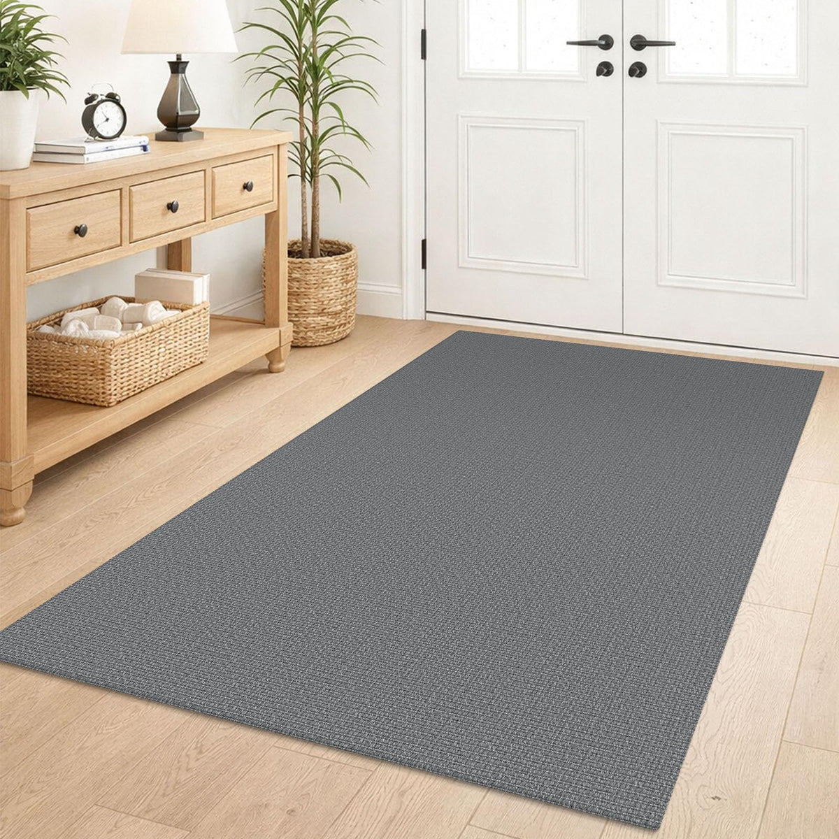 Lansny 2x3 ft Small Boho Washable Entryway Area Rug Non Slip Kitchen Runner