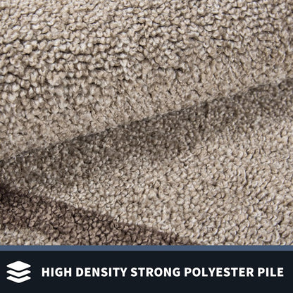 PURRUGS Dirt Trapping Indoor Door Mat, 32" x 48", Beige & Grayish Brown