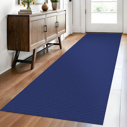 EARTHALL Woven Area Rug 3x5 Ft Washable Rugs for Entryway Braided Non Slip Rubber Backed Throw Rugs Door Mat Indoor Outdoor Entrance Cotton Carpet for Kitchen Foyer Front Door, Orange/Tan/Brown
