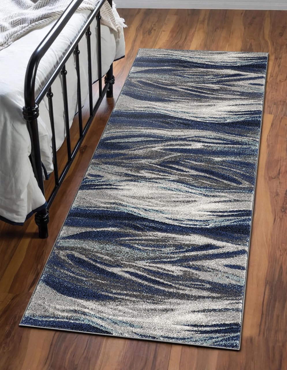 Keen Home Design Abstract Non-Shedding Area Rug, Soft Thick Pile, 10x14