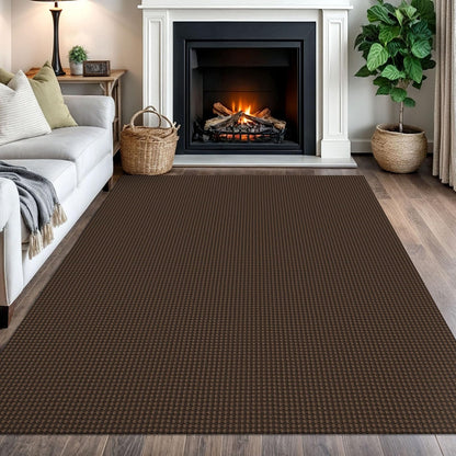 IOHOUZE Small Area Rug 2x3 Washable Woven Rugs for Entryway Non Slip Rubber Backed Front Door Rugs Indoor Doormat Throw Rug Floor Carpet for Entrance Kitchen, Cream/Beige
