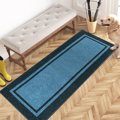 PURRUGS Dirt Trapping Indoor Door Mat, 32" x 48", Beige & Grayish Brown