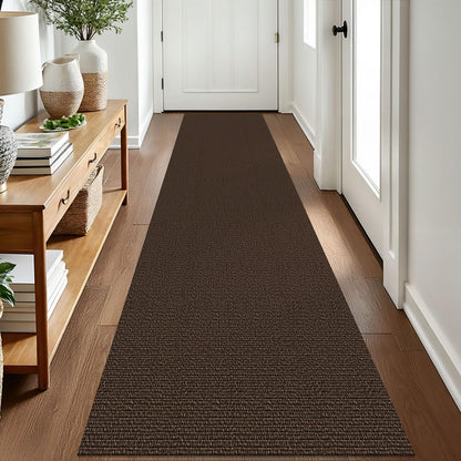 EARTHALL Washable Area Rug, Non Slip Entryway Rug, 4x6 Ft, Sand/Beige