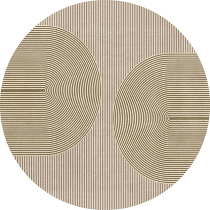 Easy Jute Rug for Pet Homes: 4x6 Outdoor Rug - Geometric Arch Pattern