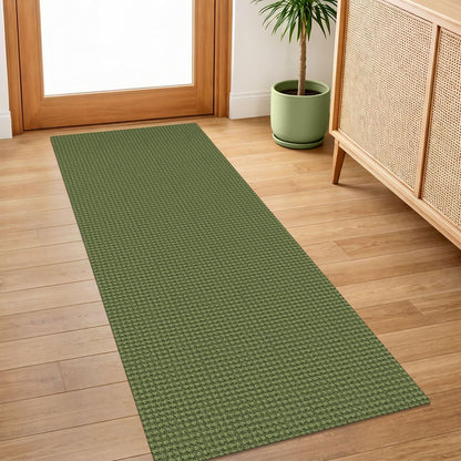 IOHOUZE Small Area Rug 2x3 Washable Woven Rugs for Entryway Non Slip Rubber Backed Front Door Rugs Indoor Doormat Throw Rug Floor Carpet for Entrance Kitchen, Cream/Beige