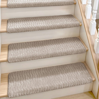Domnesto Rounded Bullnose Carpet Stair Treads - 15 Pack, 36"