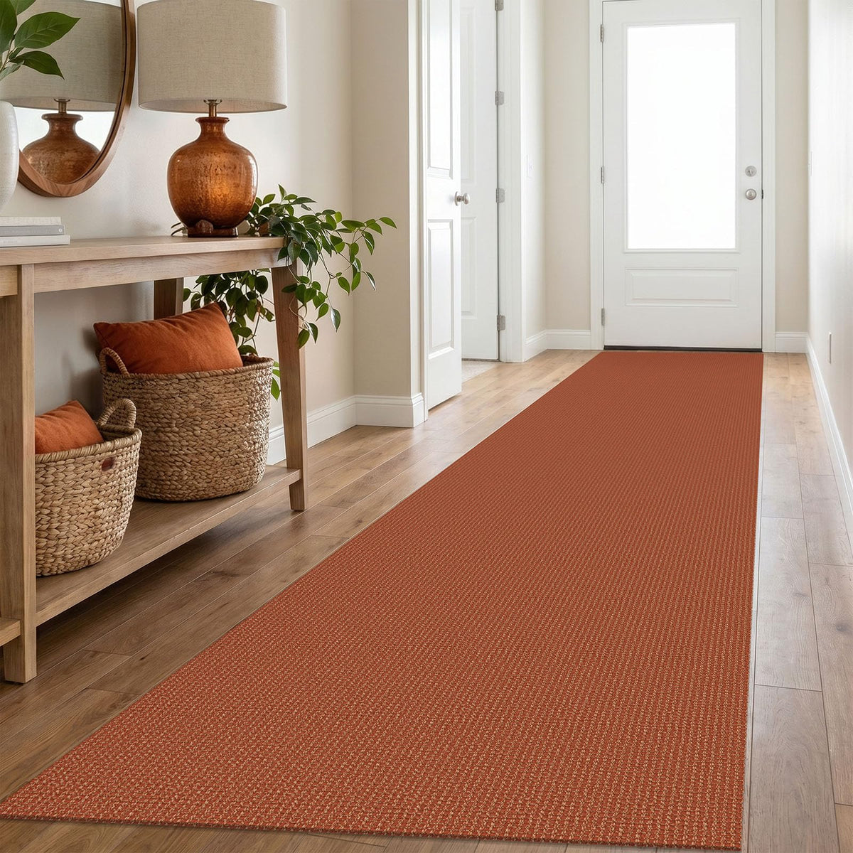 IOHOUZE Small Area Rug 2x3 Washable Woven Rugs for Entryway Non Slip Rubber Backed Front Door Rugs Indoor Doormat Throw Rug Floor Carpet for Entrance Kitchen, Cream/Beige