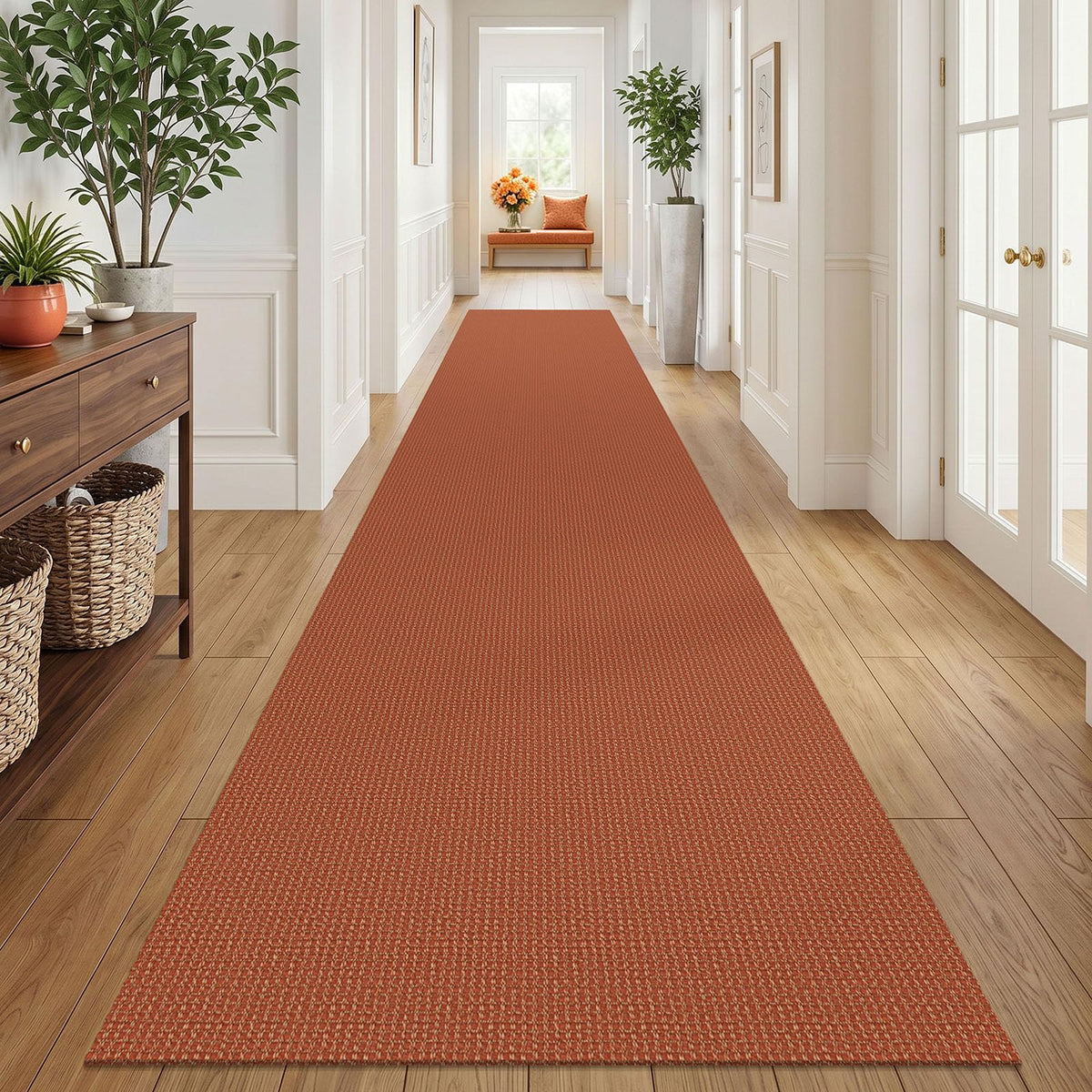 IOHOUZE Small Area Rug 2x3 Washable Woven Rugs for Entryway Non Slip Rubber Backed Front Door Rugs Indoor Doormat Throw Rug Floor Carpet for Entrance Kitchen, Cream/Beige