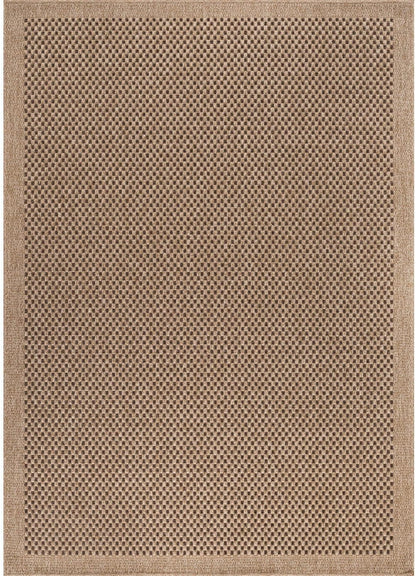 CAMILSON Easy Jute Rug 10x14, Indoor Outdoor Natural Color Fiber Area Rugs for Living Room Patio and Kitchen Rug, Sisal Boho Woven Design, Easy-Cleaning, Washable Outside Carpet Alfombras (10 x 14)