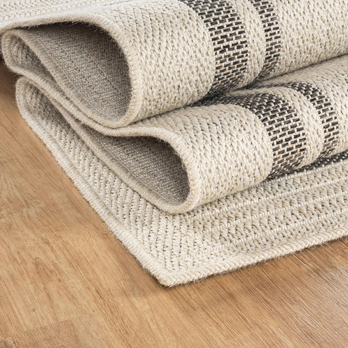 Beverly Rug Easy Jute Bordered Rug 10x14 Washable Large Indoor Outdoor Area Rugs for Living Dining Room Patio Office Stain Resistant Non Shedding Casual Indoor Outside Carpet 10 x 14 Off-White