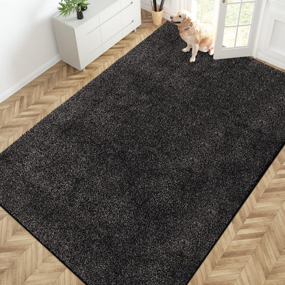 PURRUGS Dirt Trapping Indoor Door Mat, 31.5" x 47", Charcoal