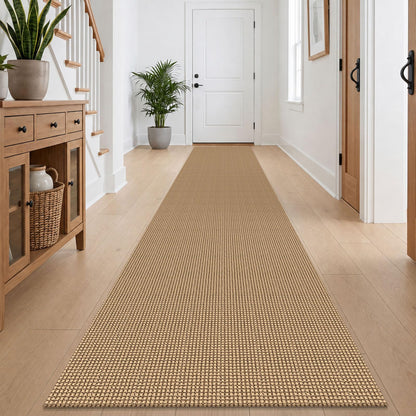 IOHOUZE Washable Area Rug 3x5 Non Slip Rubber Backed Woven Rugs for Entryway Rugs Indoor Outdoor Doormat Throw Rug Floor Carpet for Entrance Kitchen Front Door, Olive Green/Earthy Green