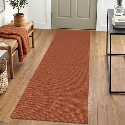IOHOUZE Washable Area Rug 3x5 Non Slip Rubber Backed Woven Rugs for Entryway Rugs Indoor Outdoor Doormat Throw Rug Floor Carpet for Entrance Kitchen Front Door, Olive Green/Earthy Green