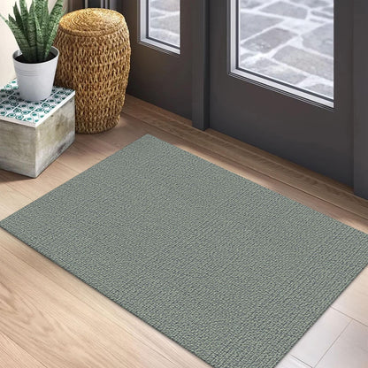 EARTHALL Washable Area Rug, Non Slip Entryway Rug, 4x6 Ft, Sand/Beige