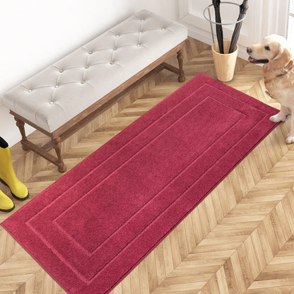 PURRUGS Dirt Trapping Door Mat Indoor Entrance, 20" x 31.5", Beige
