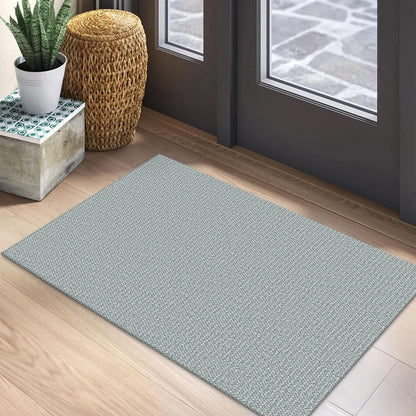 EARTHALL Washable Area Rug, Non Slip Entryway Rug, 4x6 Ft, Sand/Beige