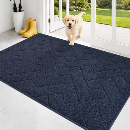 PURRUGS Dirt Trapping Door Mat Indoor Entrance, 32" x 47", Taupe