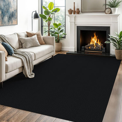EARTHALL Washable Area Rug, Non Slip Entryway Rug, 4x6 Ft, Sand/Beige