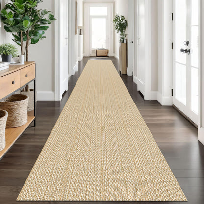 IOHOUZE Washable Area Rug 3x5 Non Slip Rubber Backed Woven Rugs for Entryway Rugs Indoor Outdoor Doormat Throw Rug Floor Carpet for Entrance Kitchen Front Door, Olive Green/Earthy Green