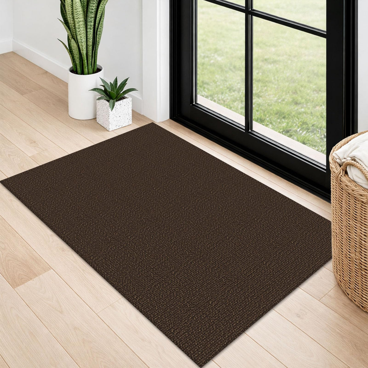 Lansny 2x3 ft Small Boho Washable Entryway Area Rug Non Slip Kitchen Runner
