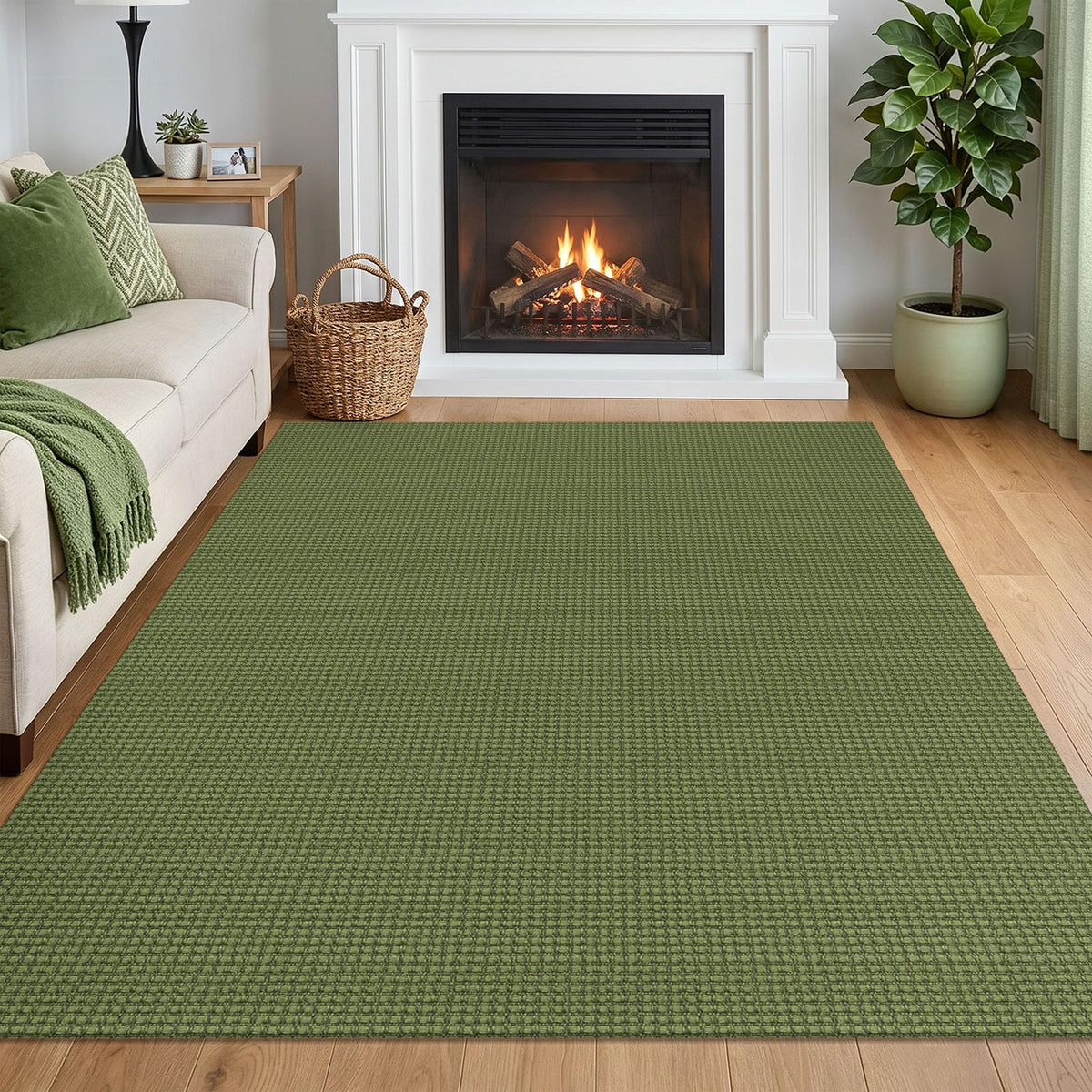 IOHOUZE Small Area Rug 2x3 Washable Woven Rugs for Entryway Non Slip Rubber Backed Front Door Rugs Indoor Doormat Throw Rug Floor Carpet for Entrance Kitchen, Cream/Beige
