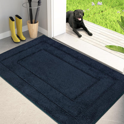 PURRUGS Dirt Trapping Door Mat Indoor Entrance, 20" x 31.5", Beige