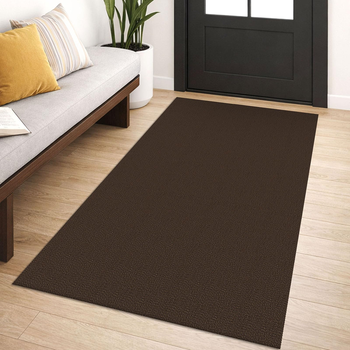 Lansny 2x3 ft Small Boho Washable Entryway Area Rug Non Slip Kitchen Runner