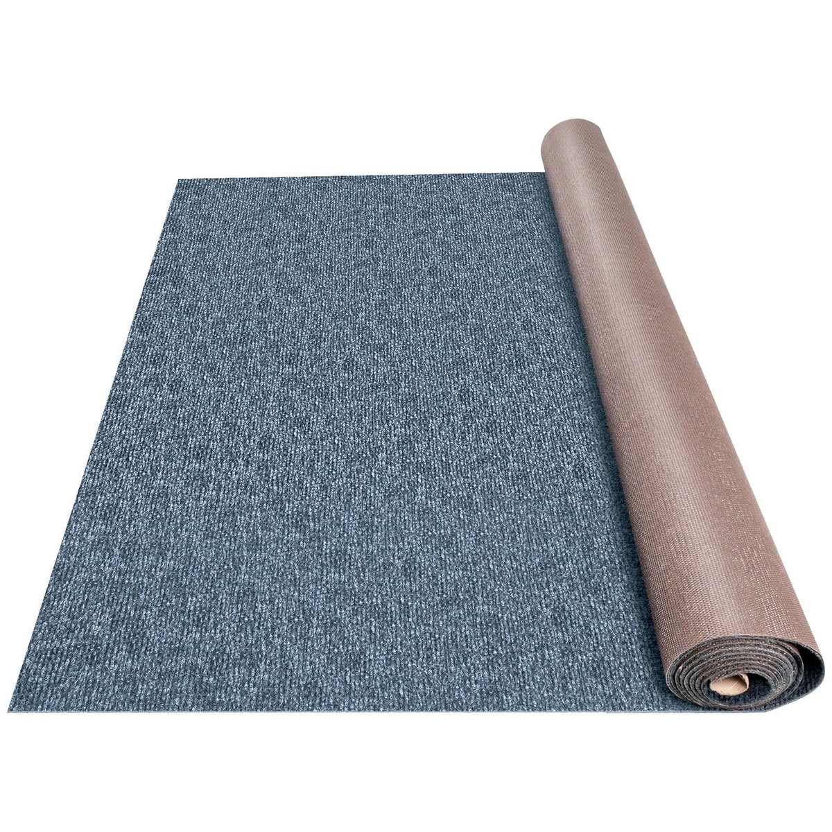 Happybuy 6 ft x 18 ft Charcoal Black Marine Carpet for Boats Waterproof - 0.18" Thick Indoor Outdoor Rug Carpet Roll for Home Patio Porch Deck
