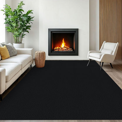 EARTHALL Washable Area Rug, Non Slip Entryway Rug, 4x6 Ft, Sand/Beige