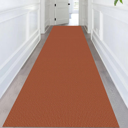KOZYFLY Extra Long Runners for Hallways 3x20 ft Washable Kitchen Runner Non Slip Rubber Backed Hallway Rug Cotton Entryway Runner Rug Floor Carpet for Indoor Hall, Kitchen, Stair, Black/Dark Grey