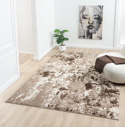 Keen Home Design Abstract Non-Shedding Area Rug, Soft Thick Pile, 10x14