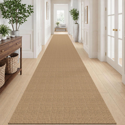IOHOUZE Washable Area Rug 3x5 Non Slip Rubber Backed Woven Rugs for Entryway Rugs Indoor Outdoor Doormat Throw Rug Floor Carpet for Entrance Kitchen Front Door, Olive Green/Earthy Green