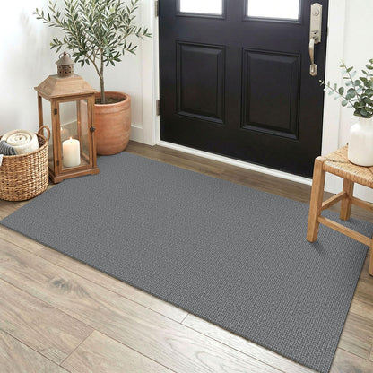 EARTHALL Washable Area Rug, Non Slip Entryway Rug, 4x6 Ft, Sand/Beige