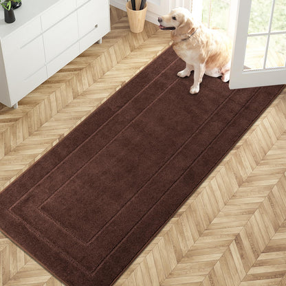 PURRUGS Dirt Trapping Door Mat Indoor Entrance, 20" x 31.5", Beige