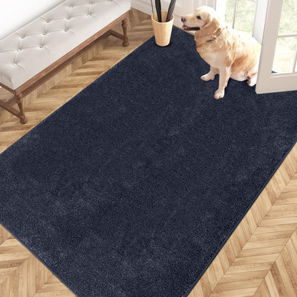 PURRUGS Dirt Trapping Indoor Door Mat, 31.5" x 47", Charcoal