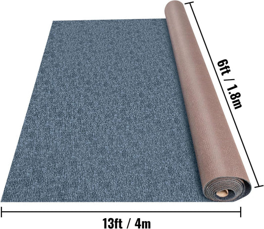 Happybuy 6 ft x 13 ft Gray Marine Boat Carpet, Indoor Outdoor Carpet