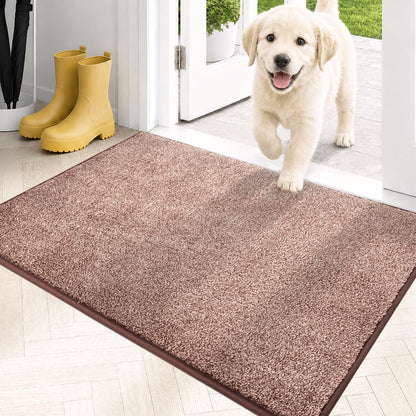 PURRUGS Dirt Trapping Indoor Door Mat, 31.5" x 47", Charcoal