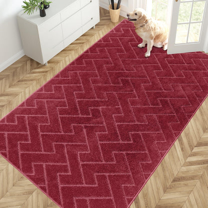 PURRUGS Dirt Trapping Door Mat Indoor Entrance, 32" x 47", Taupe