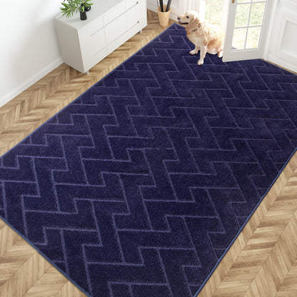 PURRUGS Dirt Trapping Door Mat Indoor Entrance, 32" x 47", Taupe