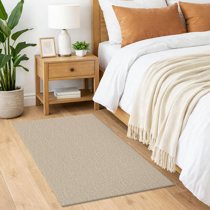 Lansny 2x3 ft Small Boho Washable Entryway Area Rug Non Slip Kitchen Runner