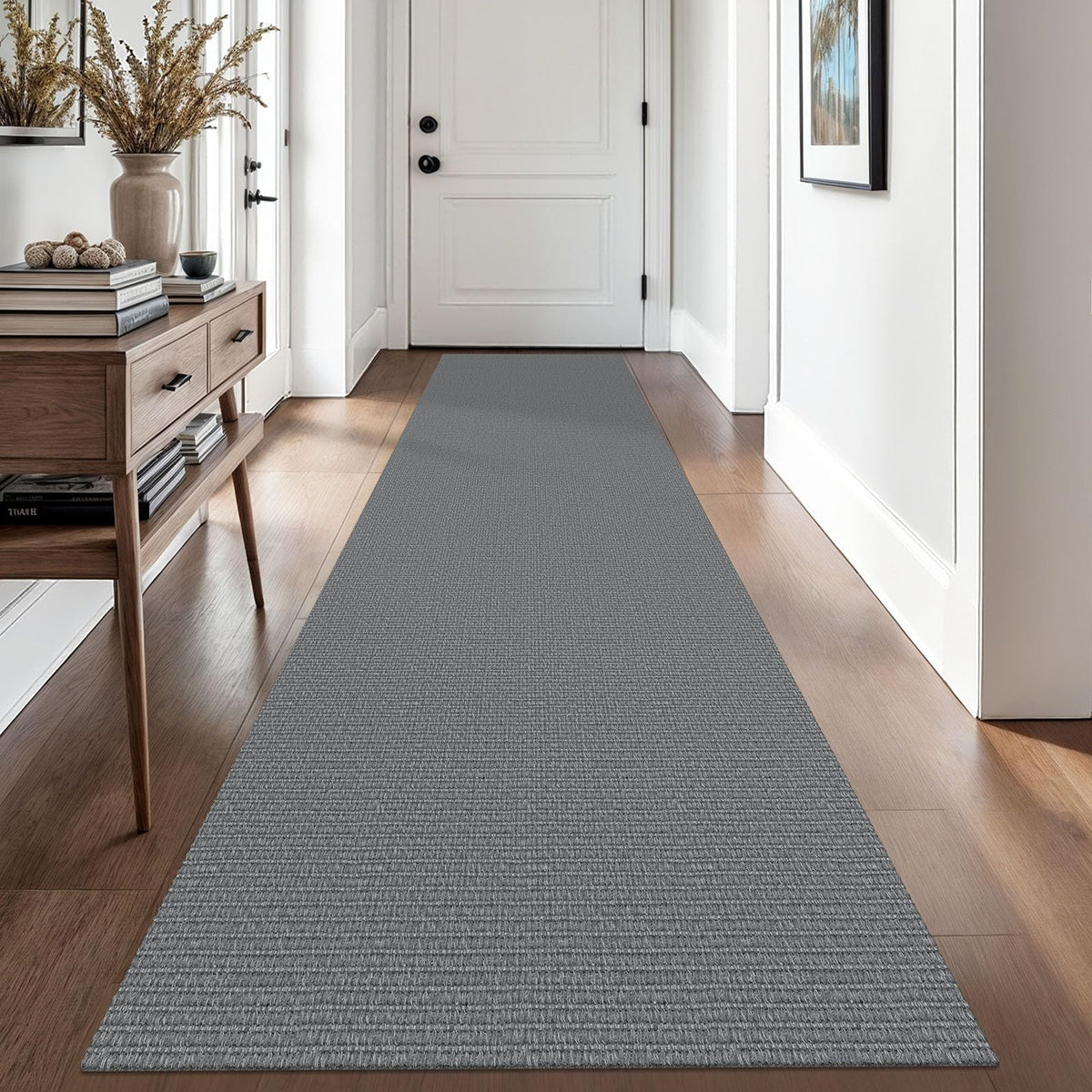 EARTHALL Washable Area Rug, Non Slip Entryway Rug, 4x6 Ft, Sand/Beige