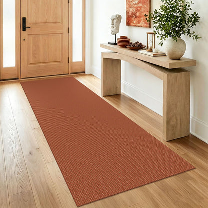 IOHOUZE Washable Area Rug 3x5 Non Slip Rubber Backed Woven Rugs for Entryway Rugs Indoor Outdoor Doormat Throw Rug Floor Carpet for Entrance Kitchen Front Door, Olive Green/Earthy Green