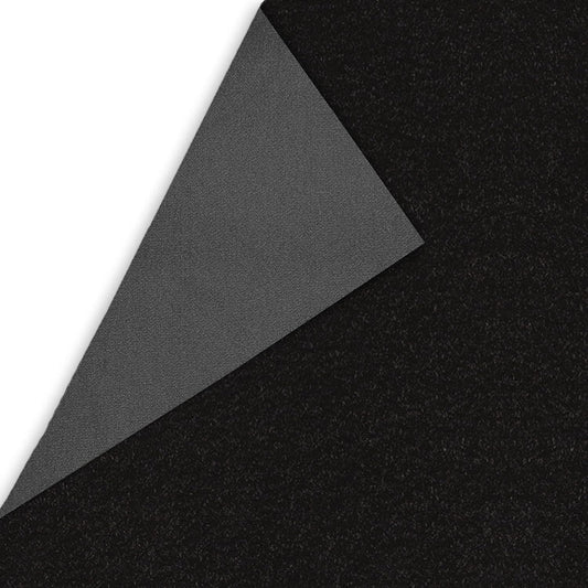 Newark Auto Automotive Cut Pile Plush Carpet, Car Upholstery for Floor Mats, Trunk, Dashboard, Speaker Box, Door Panel, Replacement Carpeting for Vehicle Interior, Truck, 40”W (Black)