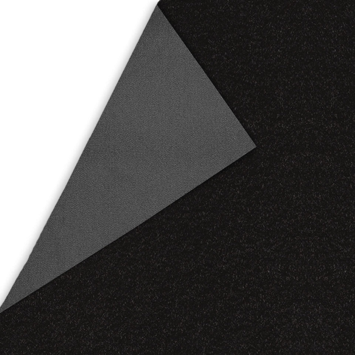 Newark Auto Automotive Cut Pile Plush Carpet, Car Upholstery for Floor Mats, Trunk, Dashboard, Speaker Box, Door Panel, Replacement Carpeting for Vehicle Interior, Truck, 40”W (Black)