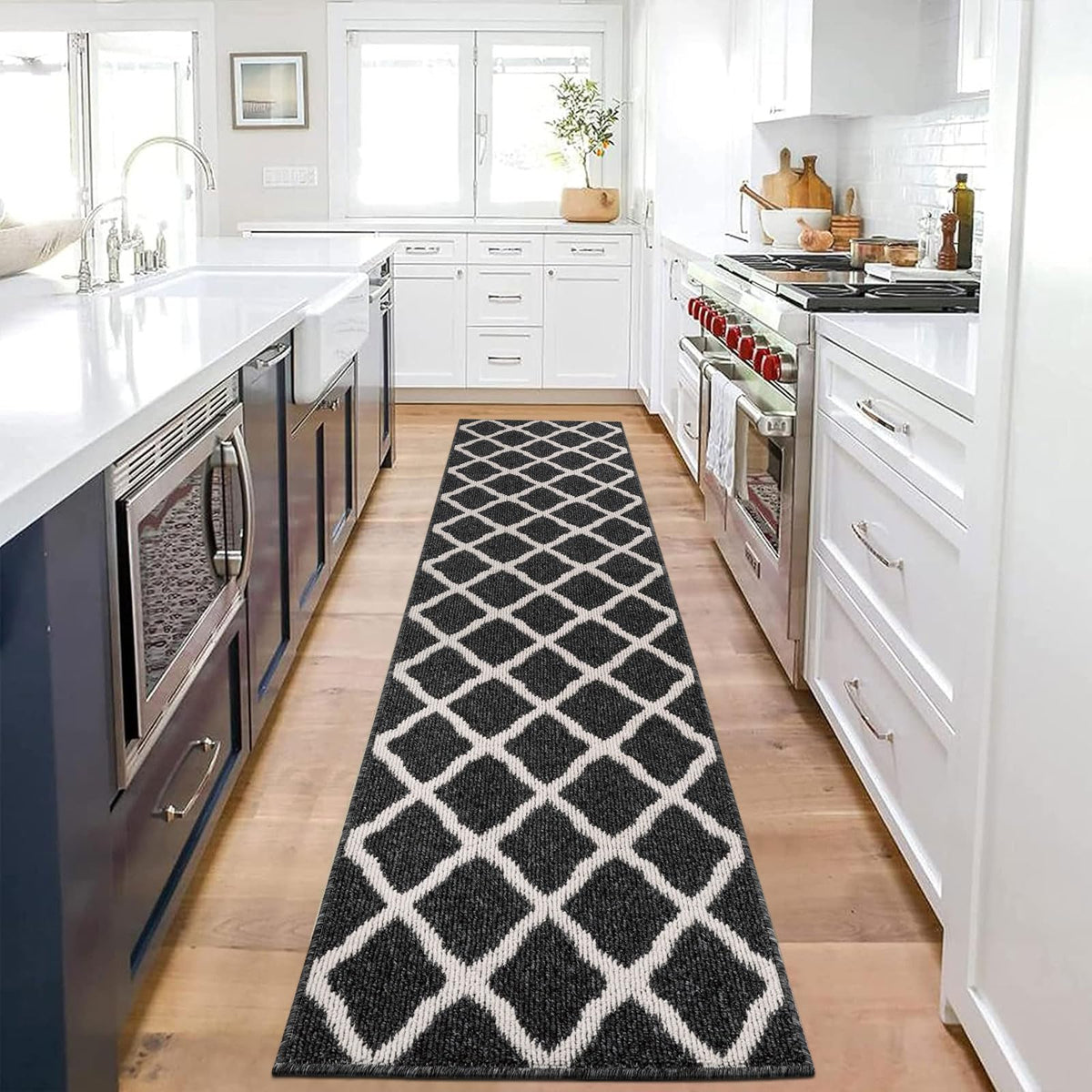 SHACOS Washable Hallway Runner Rug 20"x59" Non Slip Kitchen Rug Runner